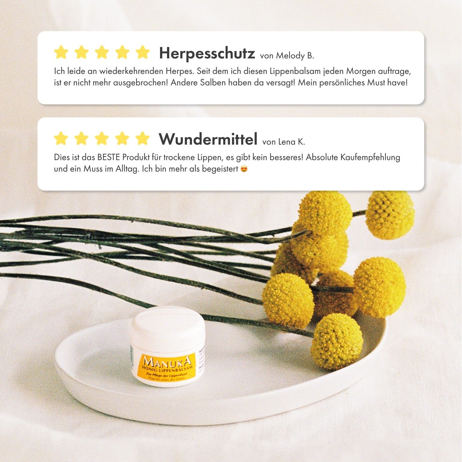 MANUKA Honig Lippenbalsam