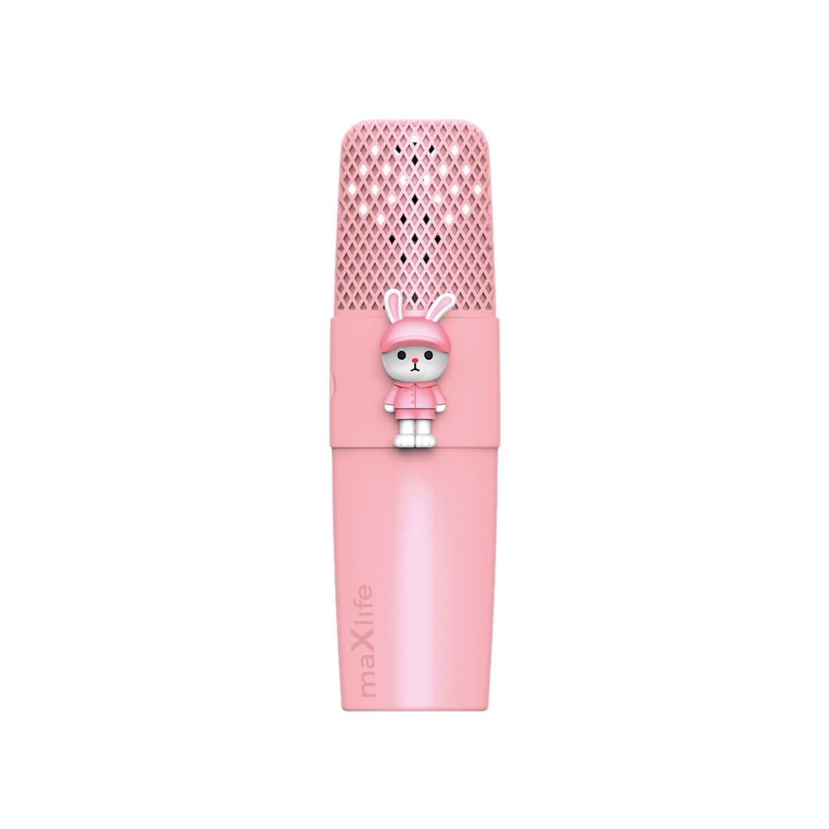 Maxlife Animal MXBM-500 - Bluetooth Karaoke-Mikrofon med högtalare, Rosa