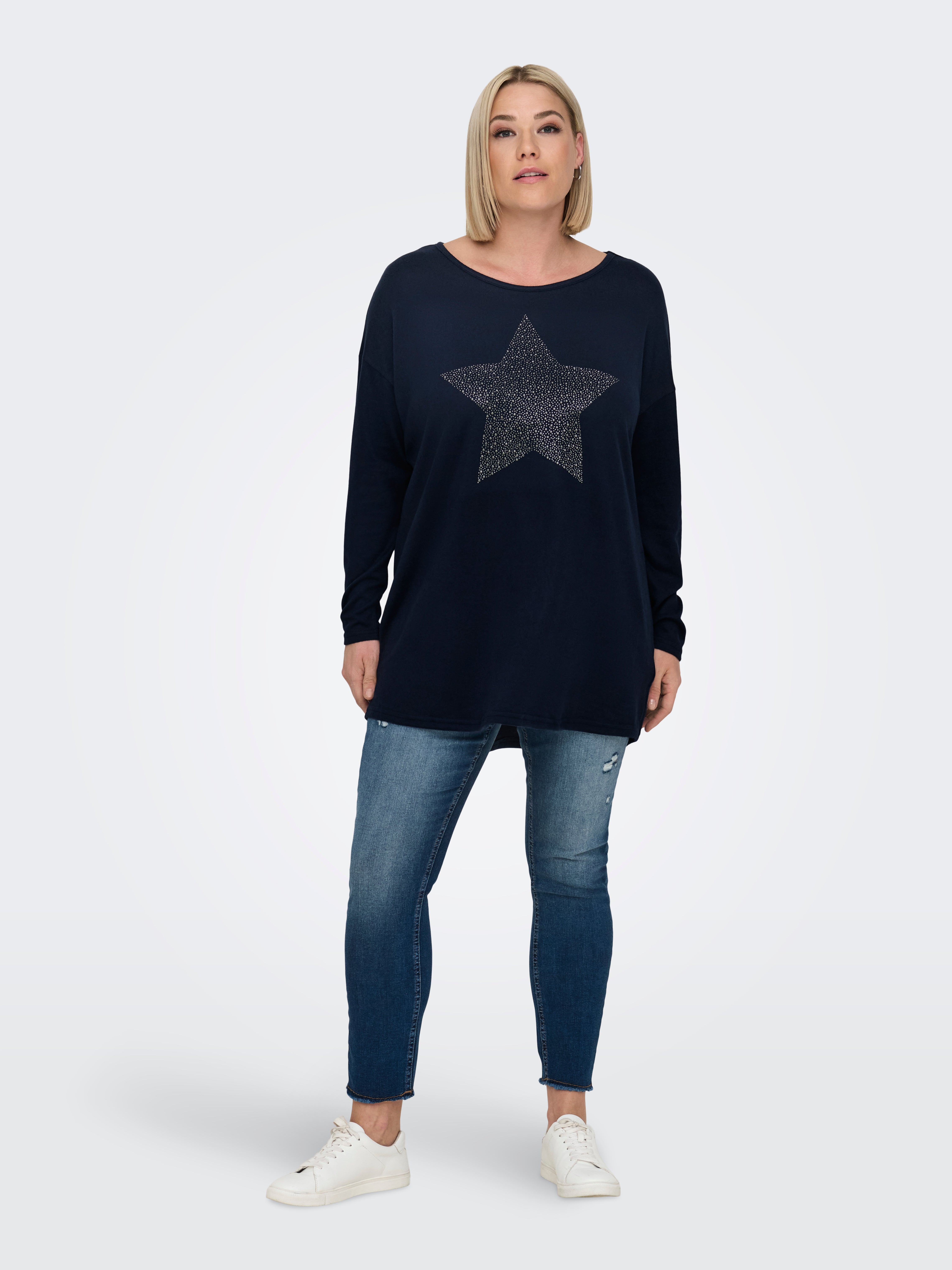 CARALBA Top Navy Blazer