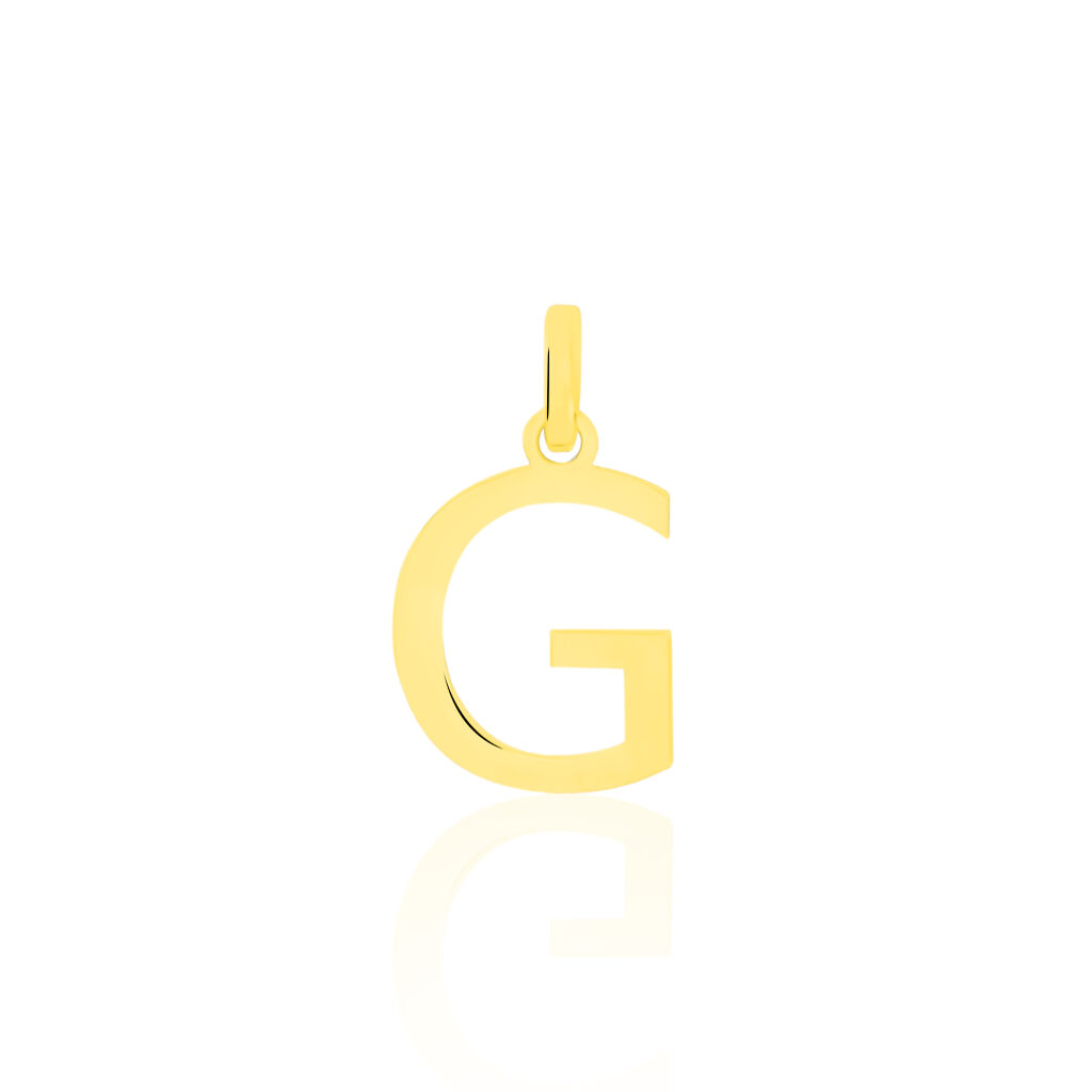 Pendentif Ionia Lettre Or Jaune