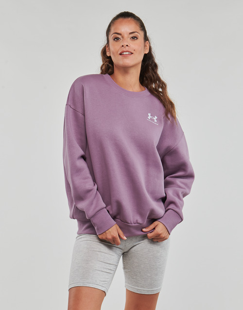 Under Armour - ESSENTIAL FLC OS CREW - Violet