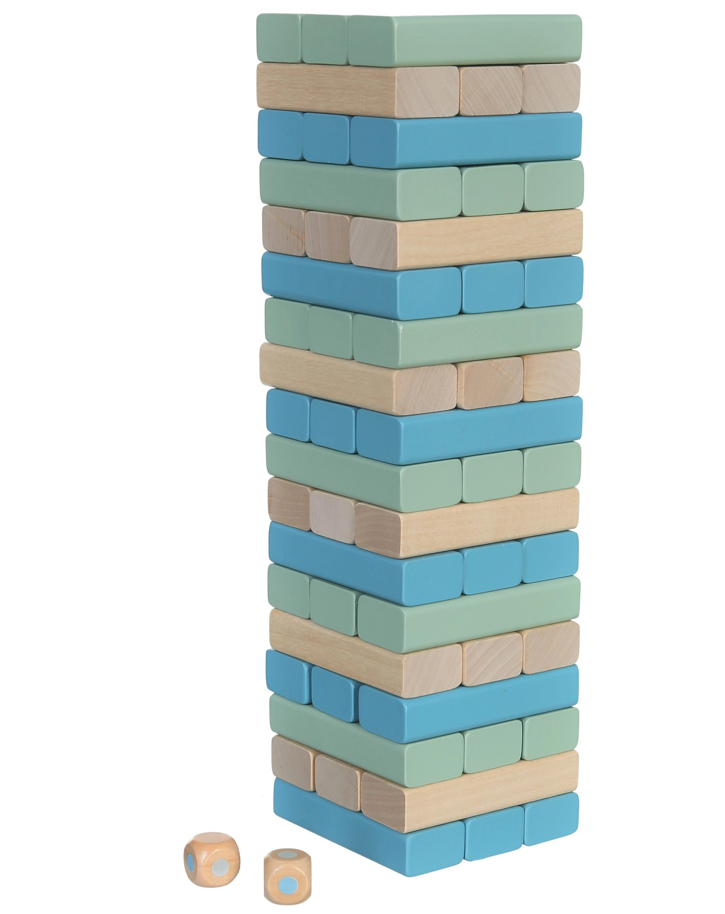 Geschicklichkeitsspiel WACKELTURM aus Holz