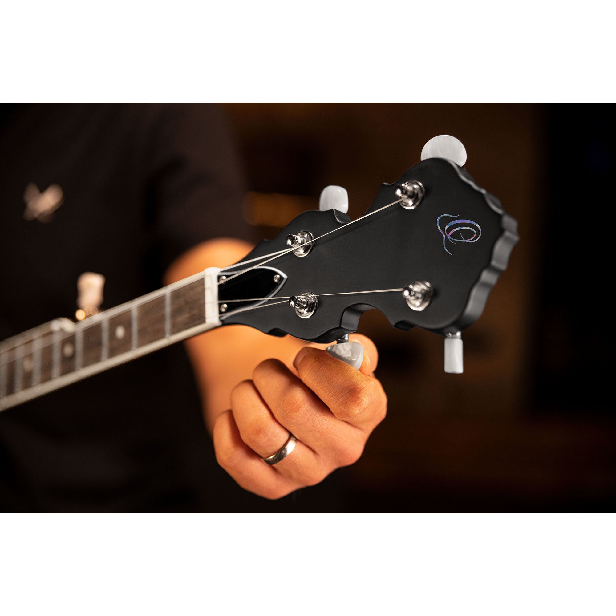 Ortega Americana Series OBJ150OP-WB 5-string Banjo vijfsnarige open back banjo