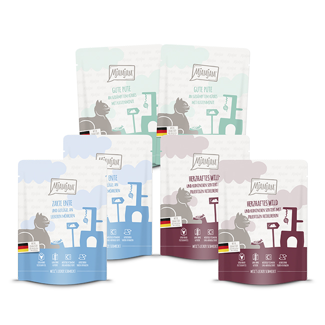 leckere Mahlzeiten Mixpaket II für deine Katze 6 x 300g