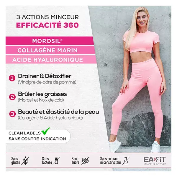 Eafit Slimming 360 em Pó - Morosil + Colágeno Marinho + Ácido Hialurônico - 275g