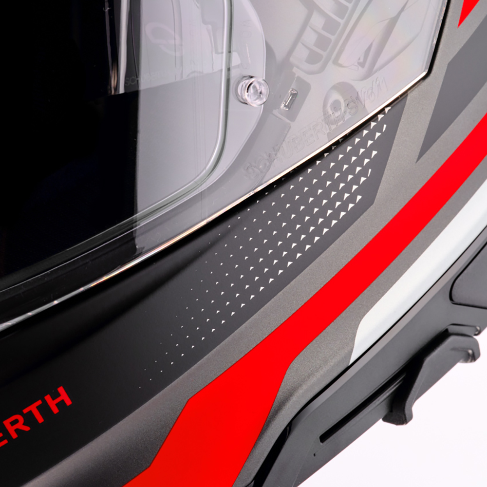Schuberth - Casque S3 Daytona Noir Mat / Gris / Rouge