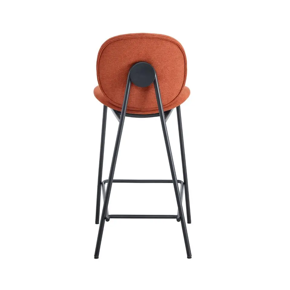 CALICOSY - Set van 2 krukken in stof CORI - 54x43x66 cm