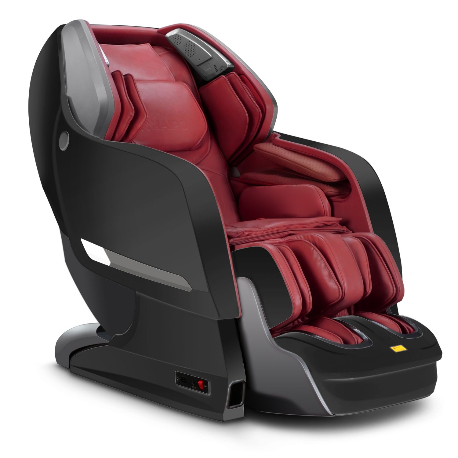 NAIPO Massagesessel Lonisator 3D Premium Massagestuhl mit Shiatsu Zero Gravity Anion-Abgabe Rot
