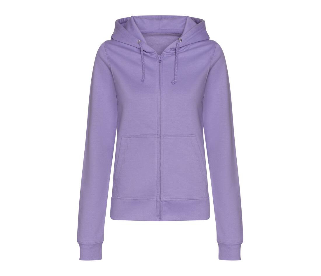AWDIS JH050F - Hoodie Zippé Confort Femme en Coton Doux