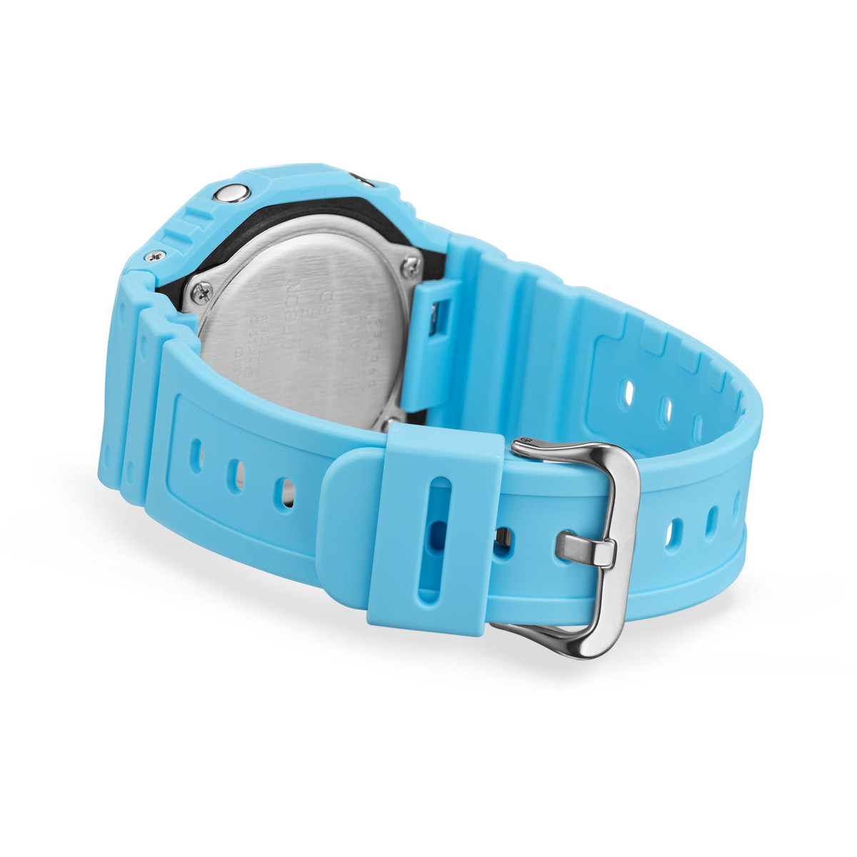 Montre CASIO G-SHOCK homme bracelet résine bleu clair