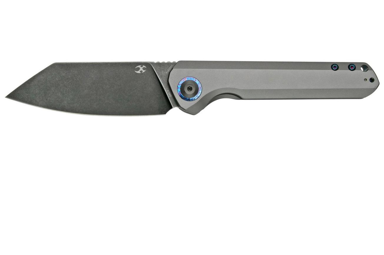 Kansept Bulldozer K1028A2 Blackwashed 20CV, Gray Titanium zakmes, Kim Ning design