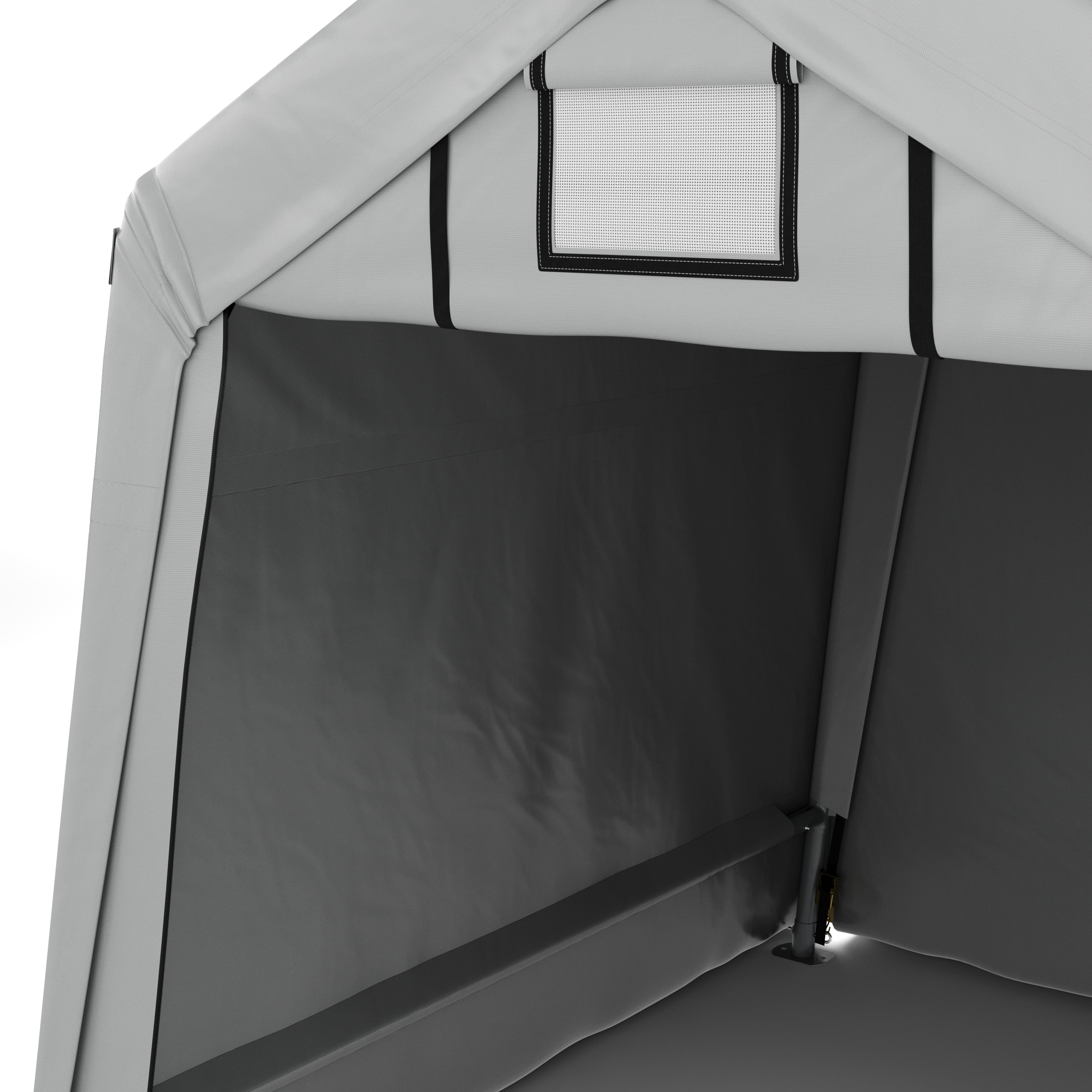 Zeltgarage Lagerzelt  1.8 x 1.8 m grau