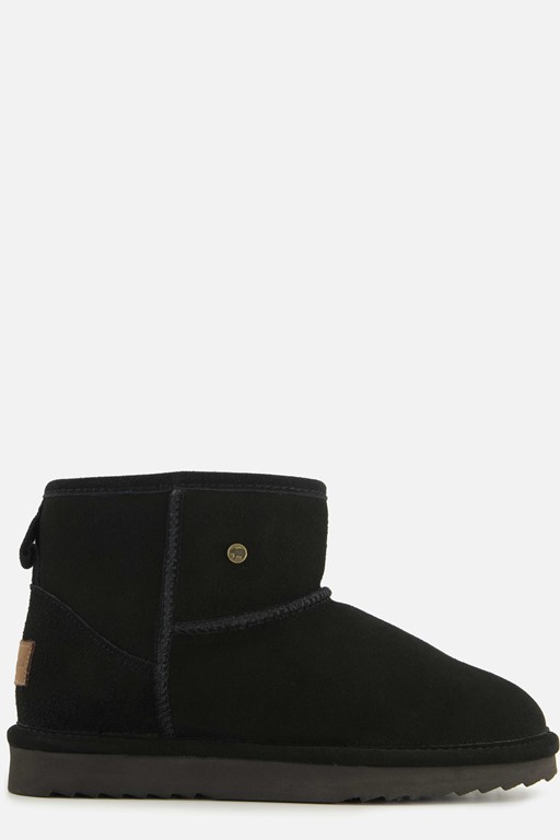 Warmbat Wallyby Gevoerde boots zwart Suede