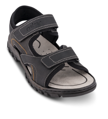 Rieker Herresandal Sort 25053-00 | Skoringen