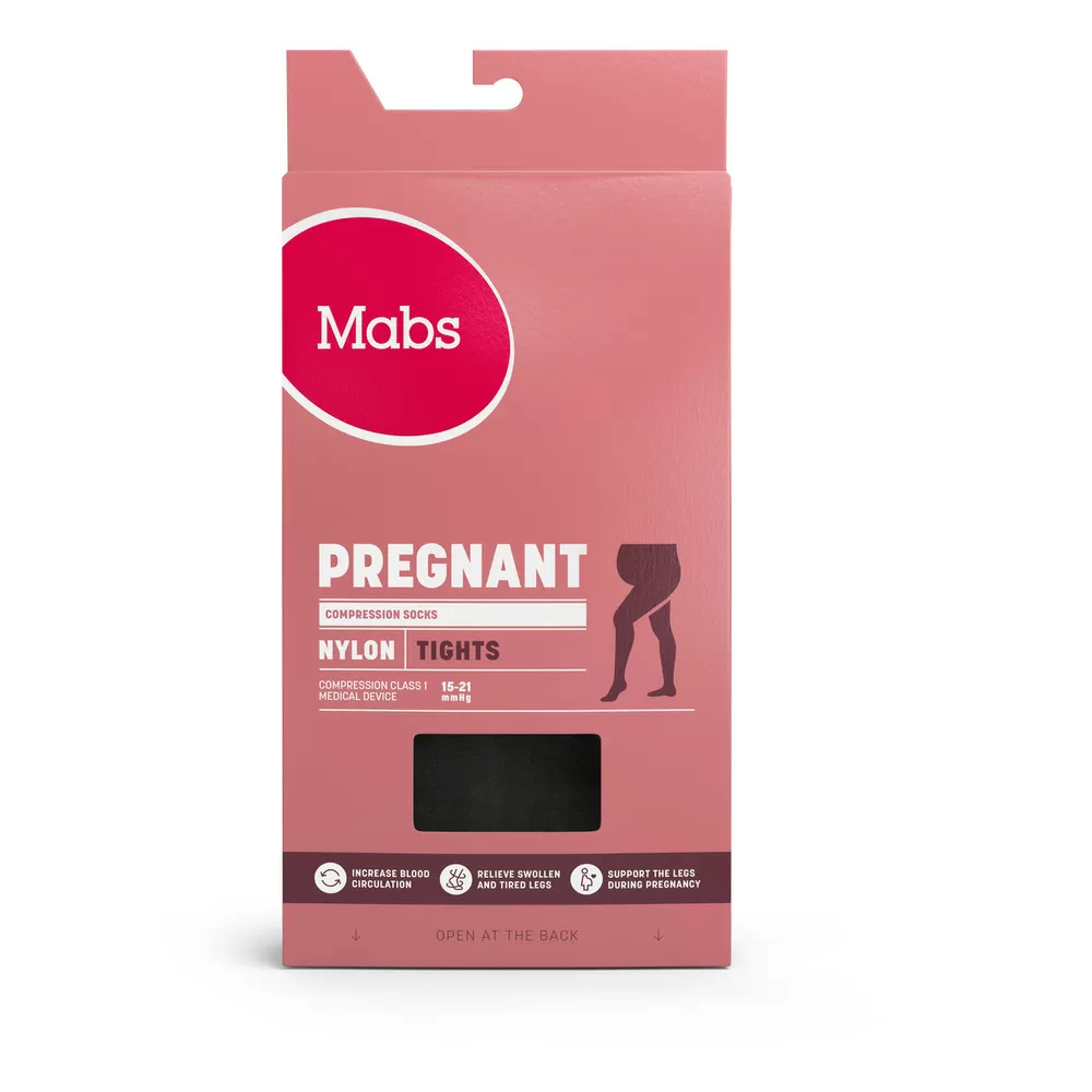 Mabs Nylon Tights Pregnant - Flere størrelser