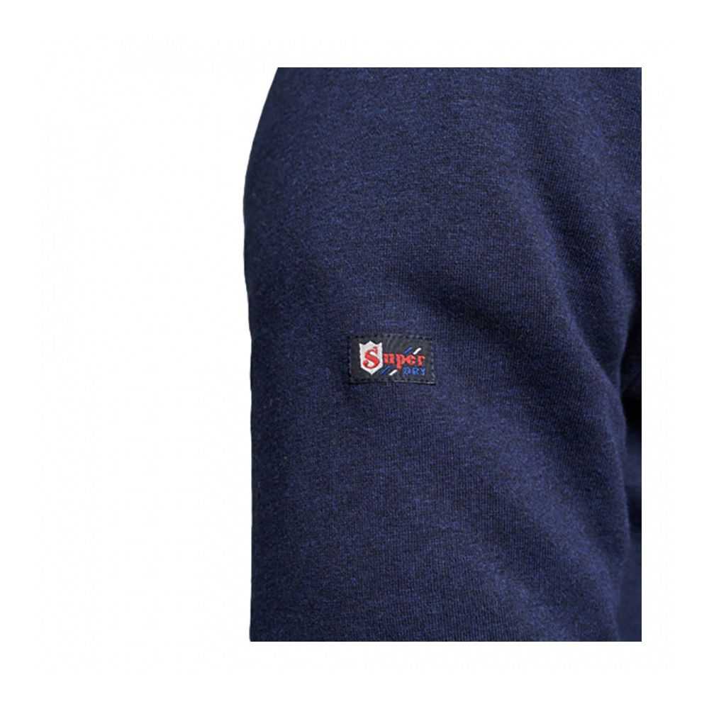 Superdry VINTAGE HOME RUN HOOD - Sweat Homme rich navy marl