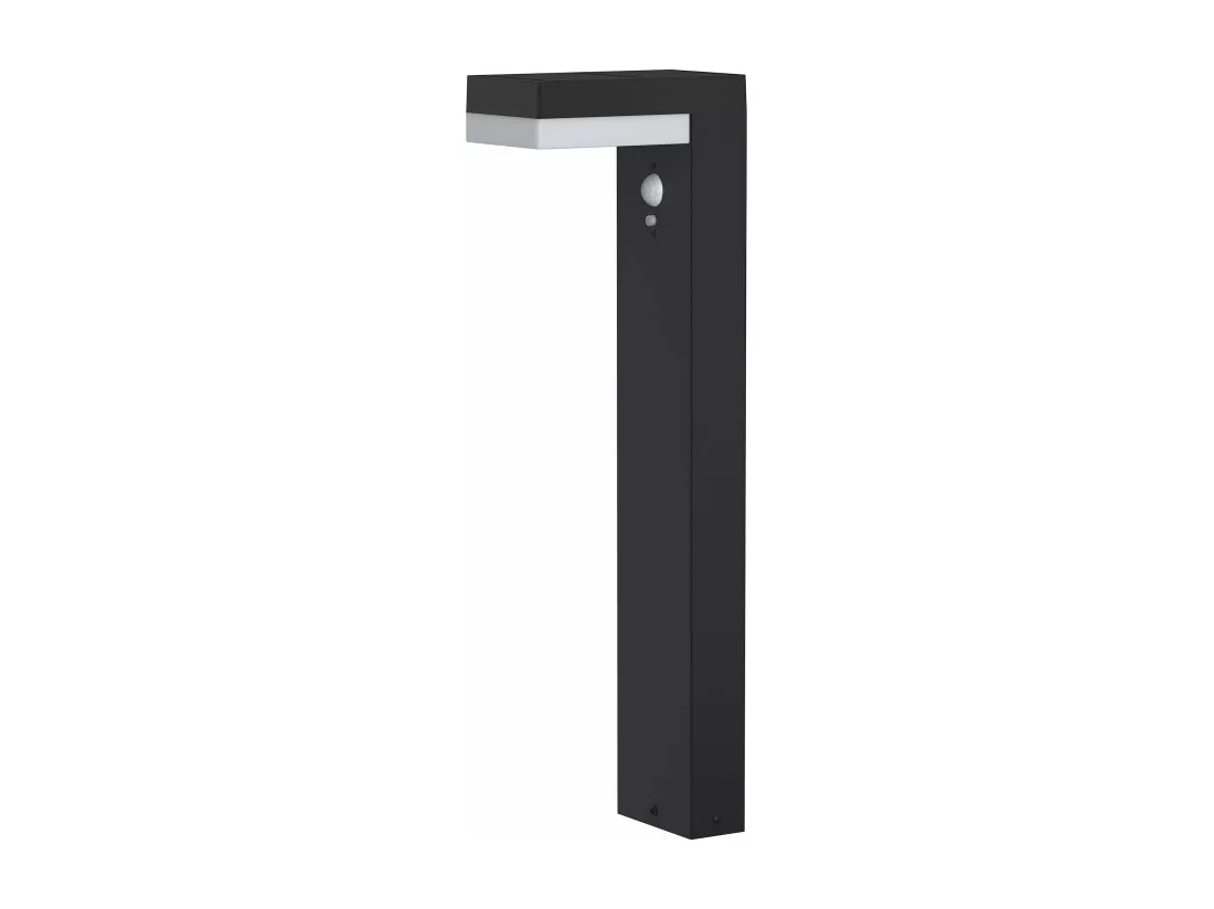 Balise solaire avec détecteur CENOVA TALL Noir Aluminium H50cm