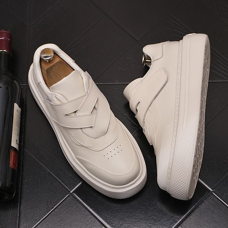 Mr Ozera - Cross Strap Platform Sneakers