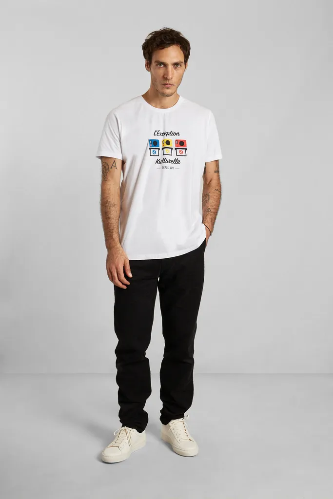 T-shirt en coton biologique collaboration 10 ans L'Exception Paris x Kulte L'Exception Paris
