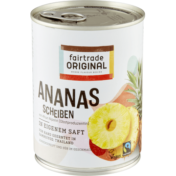 Fairtrade Original Ananas schijfjes 565 g
