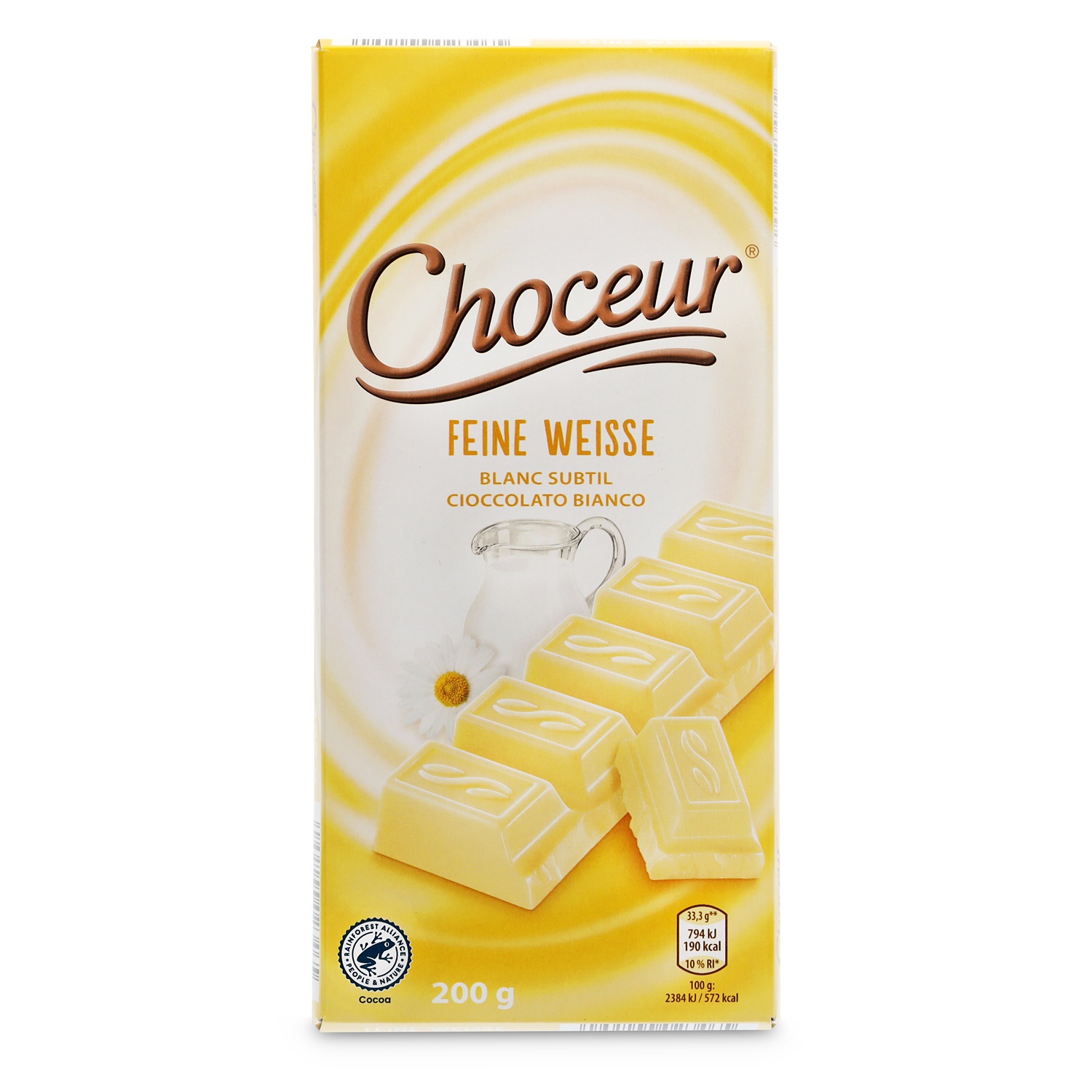CHOCEUR Weiße Schoko-Sortiment, Weiße Schoko 200 g