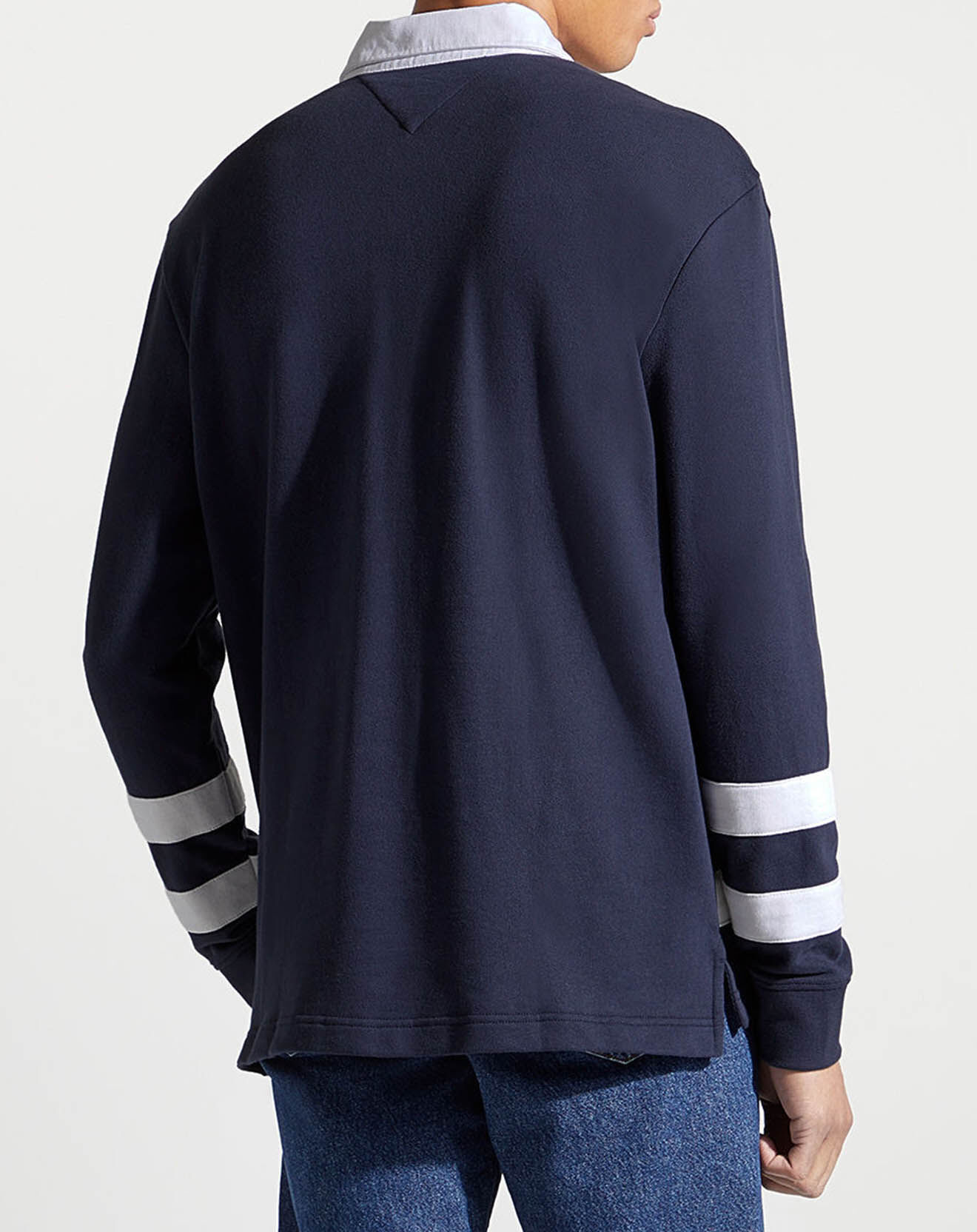 Tommy Jeans Polo Rugby Varsity bleu marine
