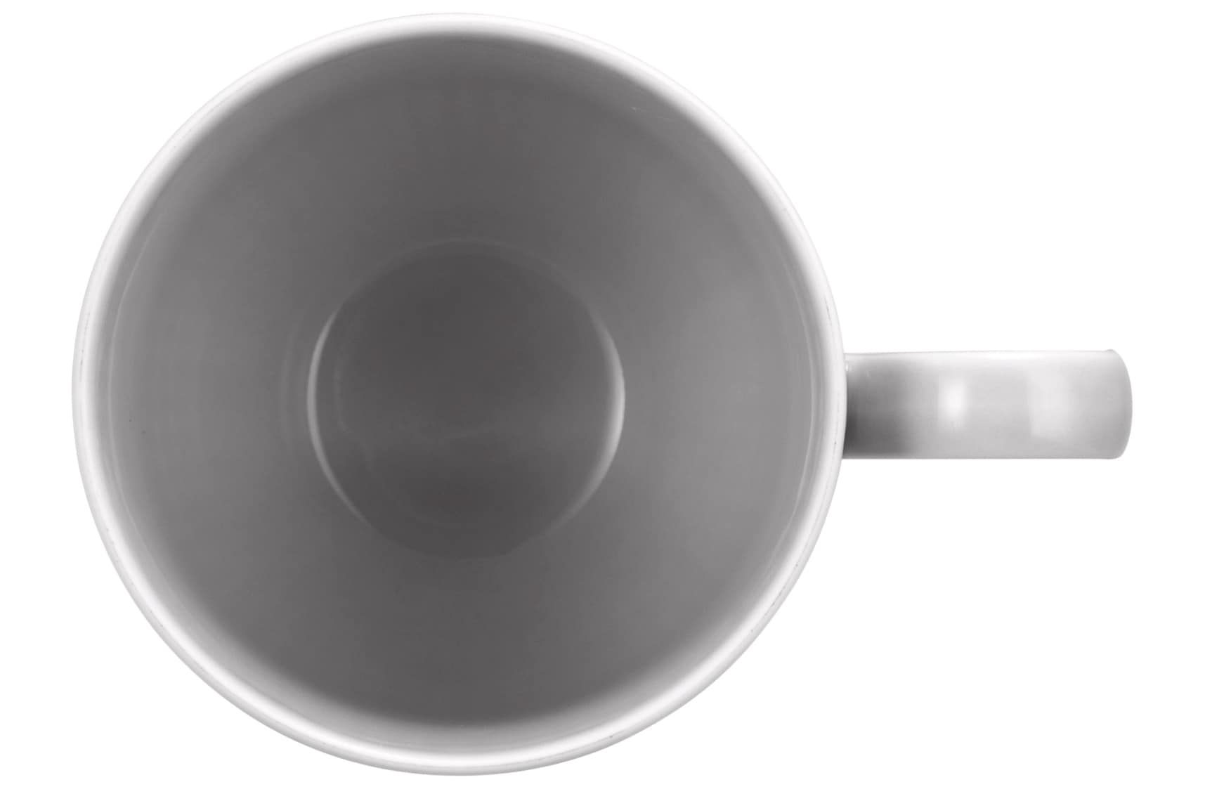 Seltmann Weiden Kaffeebecher AMINA 6er Set Porzellan silbergrau