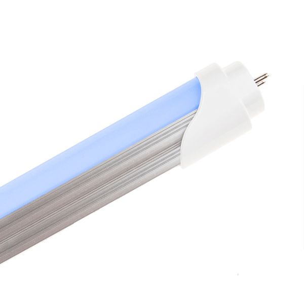 Ledme Tubo LED T8 1200 mm Ekran 17W Azul Conexão Um Lado Azul