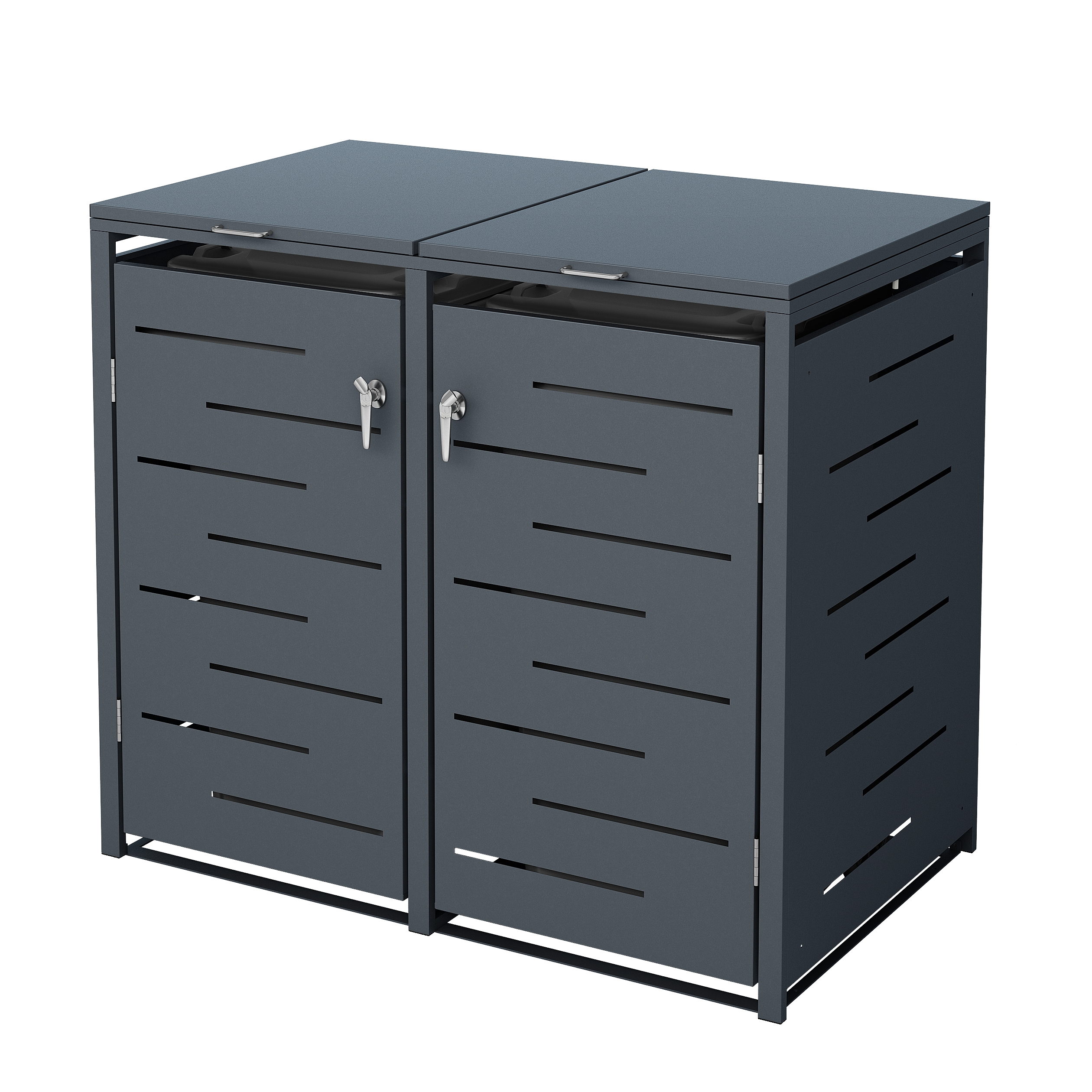 Mülltonnenbox 480L anthrazit