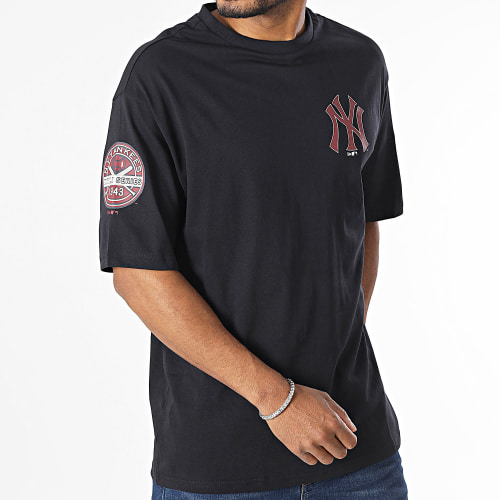 Tee Shirt MLB Large Logo New York Yankees 60416323 Bleu Marine