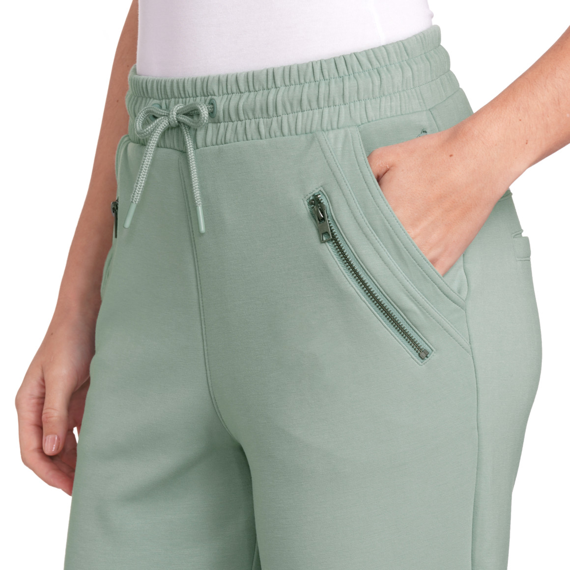 Gina Collection Damen Jogpants mit Tunnelzug mintgrün