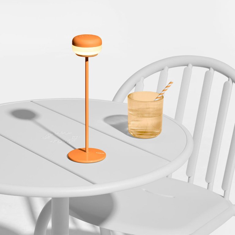 Fatboy Cheerio tafellamp LED oplaadbaar Jet Blue
