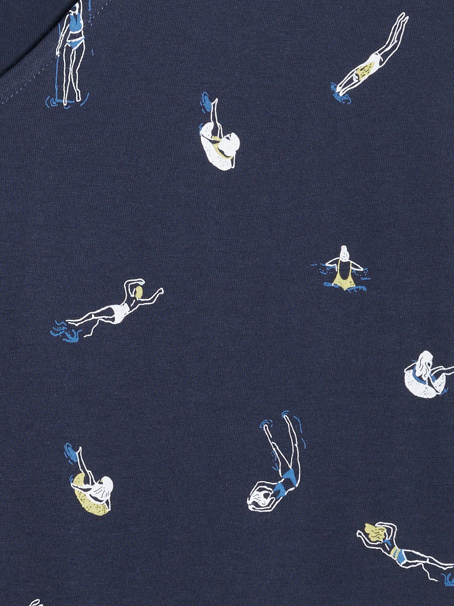 Tee Shirt Femme Manches Courtes Marine