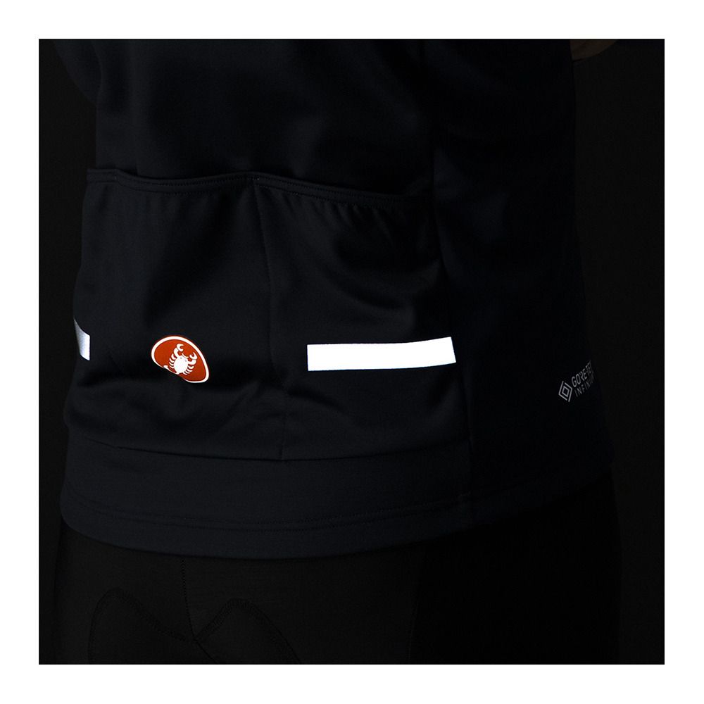 Castelli MORTIROLO 6S - Veste Homme savile blue/steel blue/silver