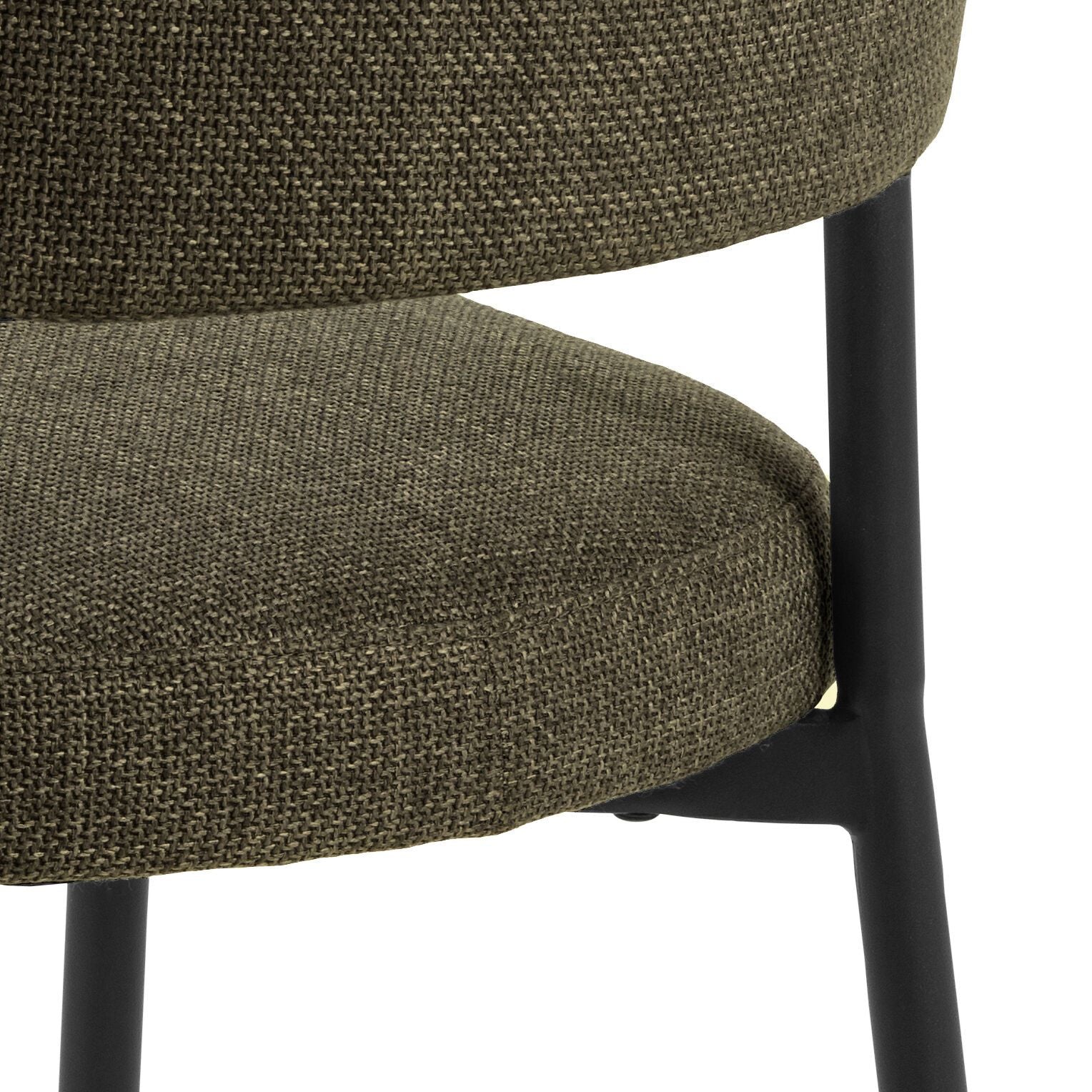 LAIRA Stuhl - Grün / B: 56.0 cm x T: 55.0 cm x H: 77.0 cm