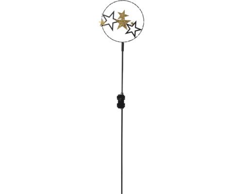 LED wand met sterren Lafiora 118 cm metaal warm wit