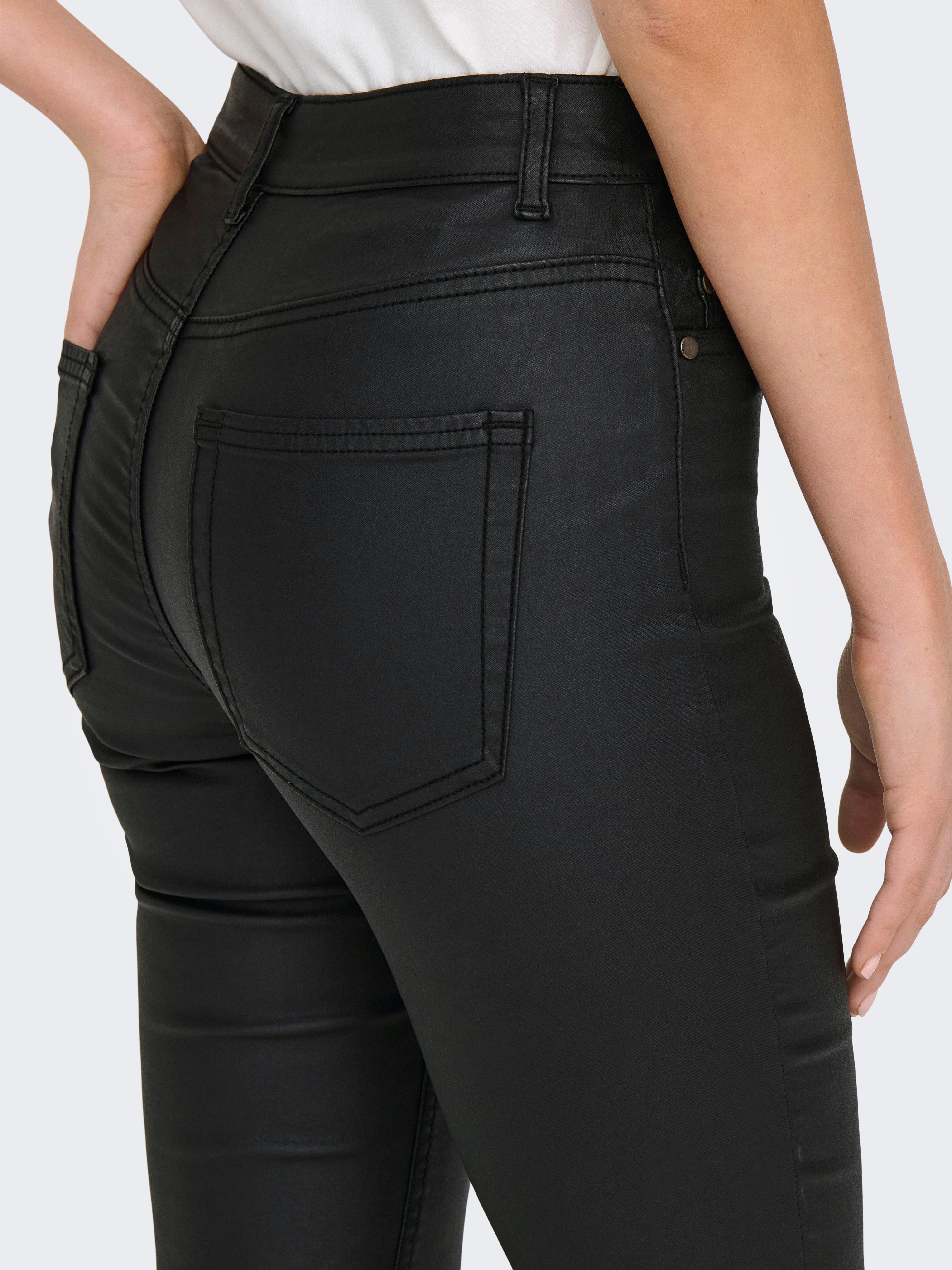 ONLBLUSH Hohe Taille Skinny Fit Hose Black