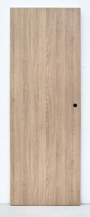 Porte coulissante Exmoor chêne H.204 x l.73 cm
