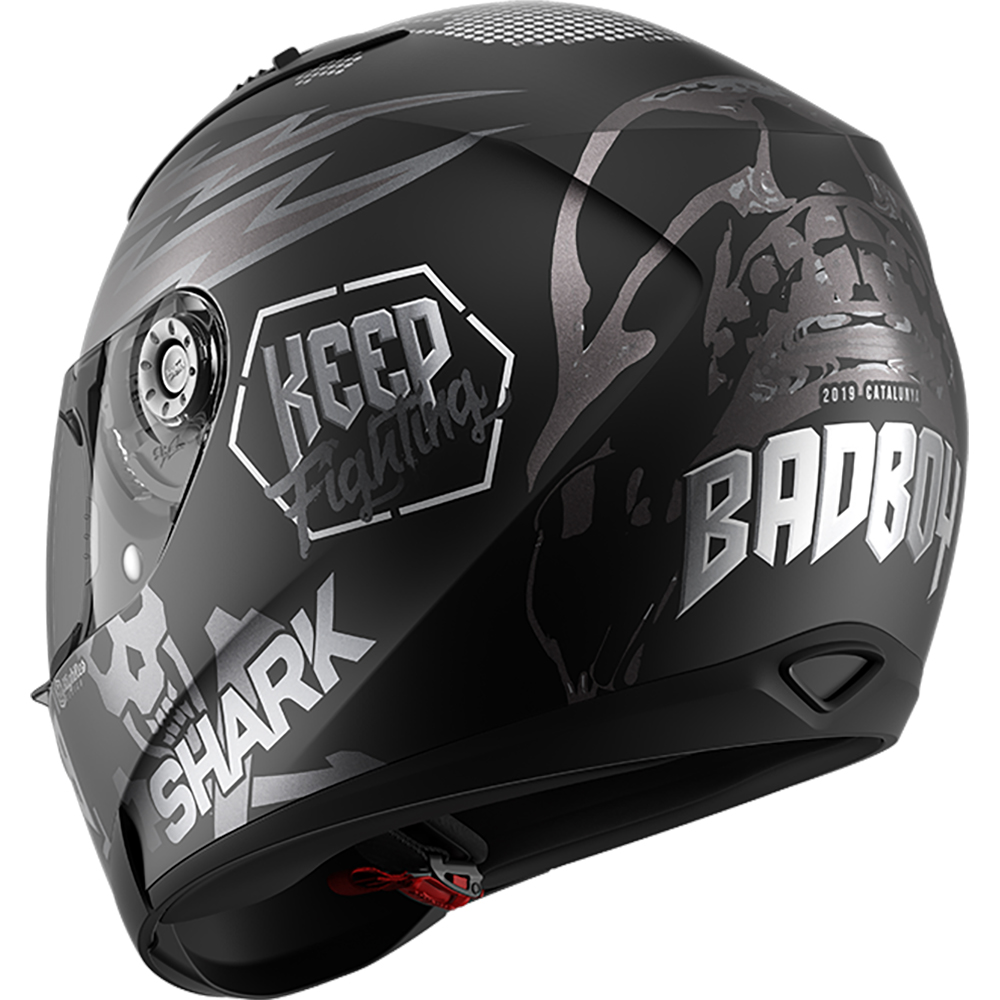 Shark - Casque Ridill Catalan Bad Boy Noir Mat / Gris