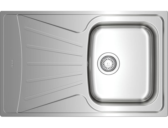 TEKA - Evier à encastrer Starbright 45, 79 cm, Inox, finition polie