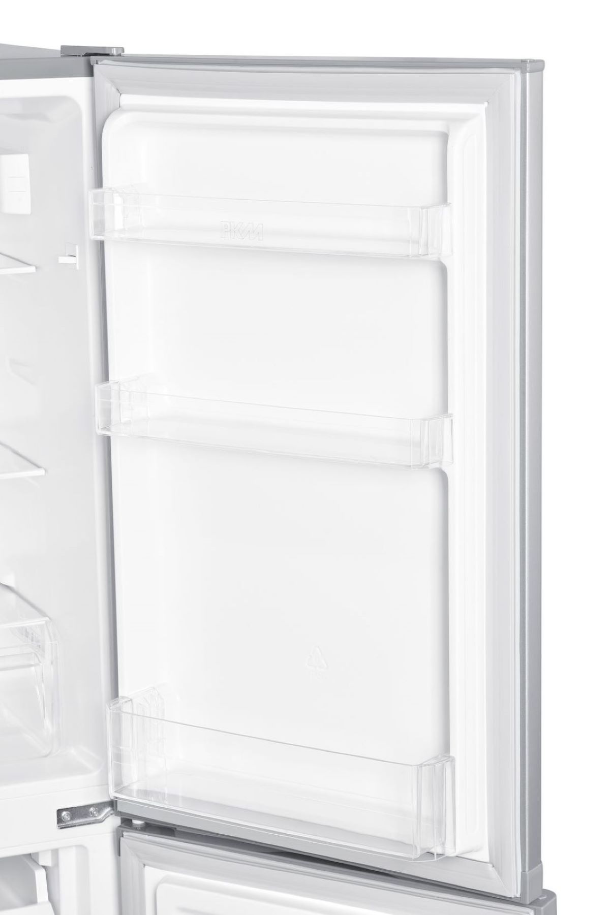PKM KG230KHEIX Kühlgefrierkombination 173L Inox silber Kühlschrank LED