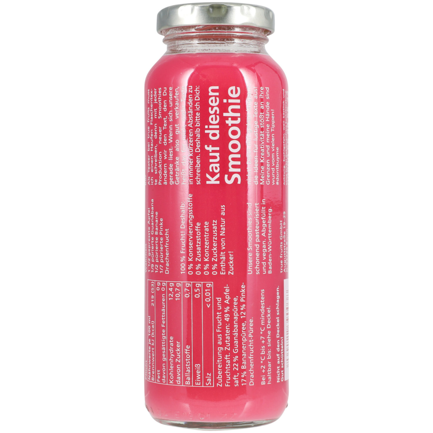 true fruits Smoothie Pink