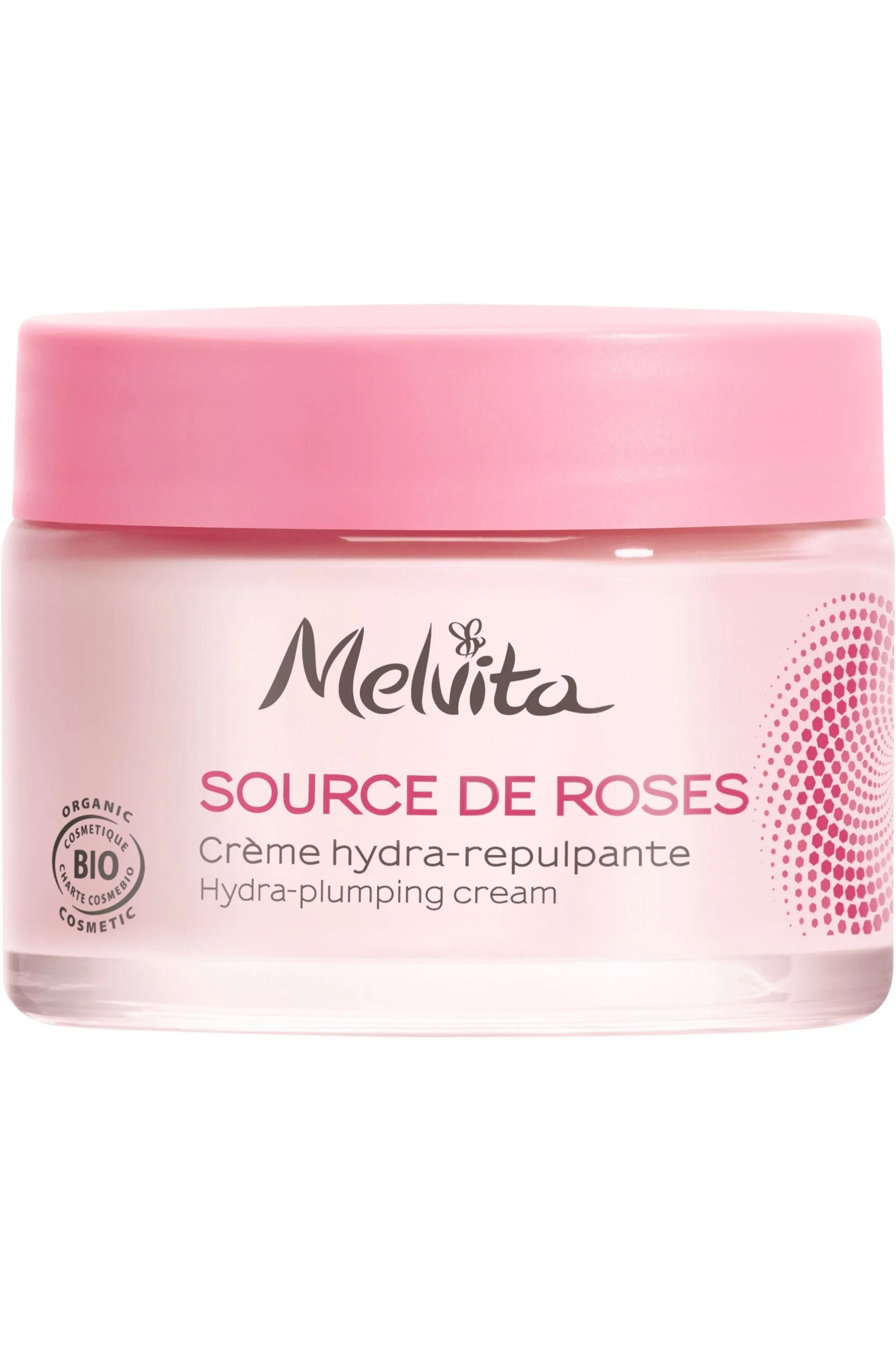 Melvita Crème fraîche hydra-repulpante Source de Roses-50 ml