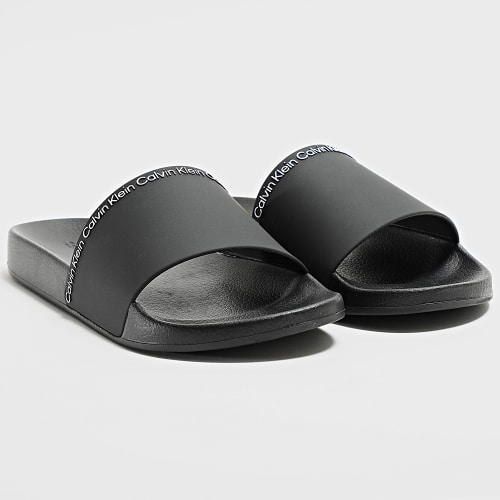 Claquettes Pool Slide Rubber 0981 Ck Black