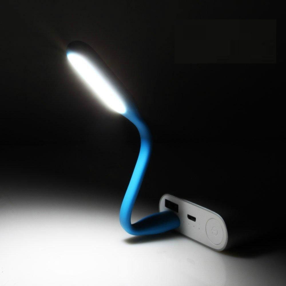 1.2 Watt USB Mini LED Licht Lampe biegbar für Notebook / Laptop (17cm) - Schwarz