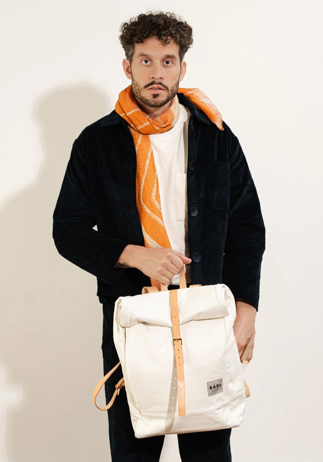 BADI Culture Roll-Over Rucksack Roll-Over Backpack Natural