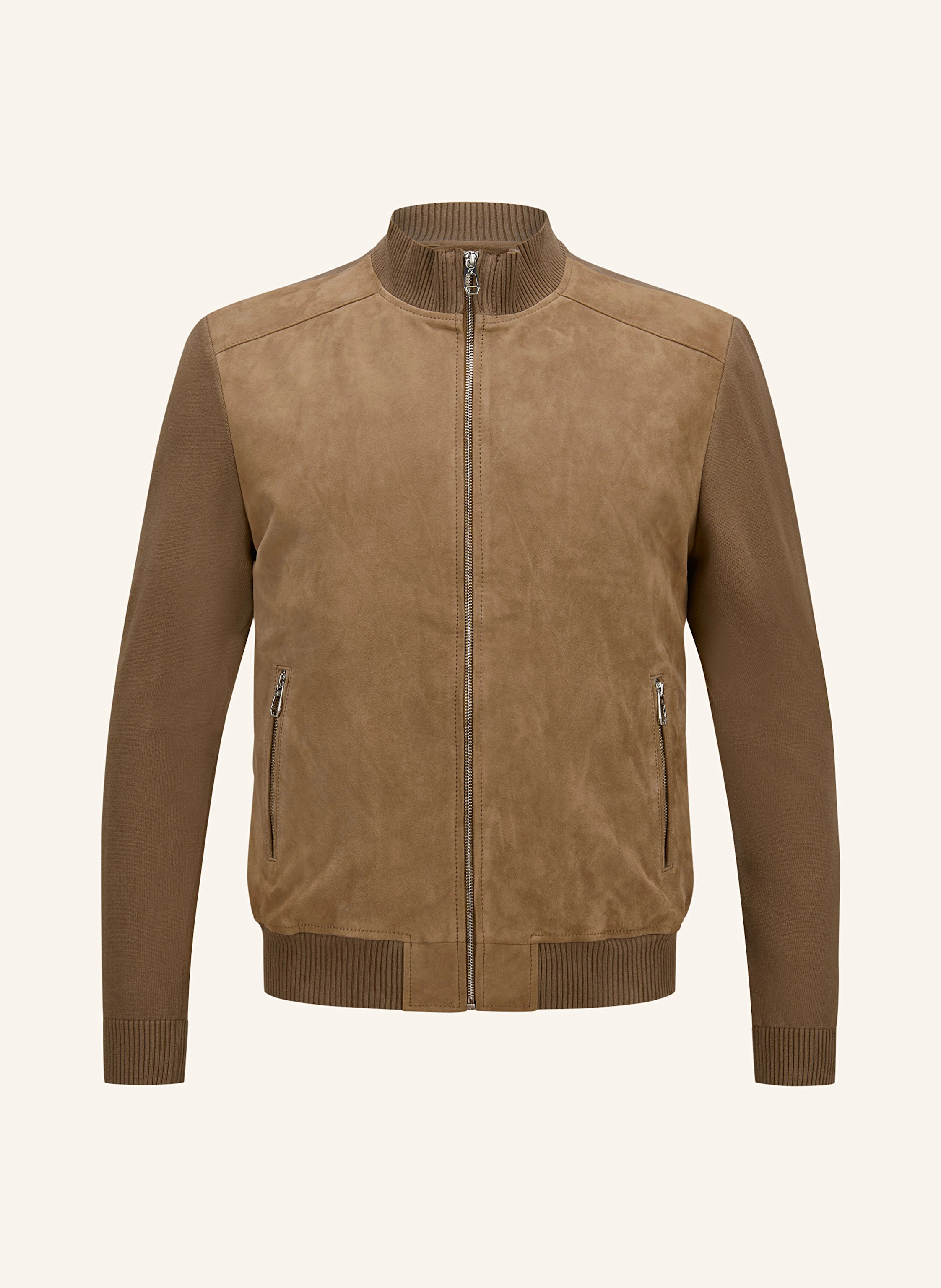MILESTONE Lederjacke MSTRISTAN im Materialmix