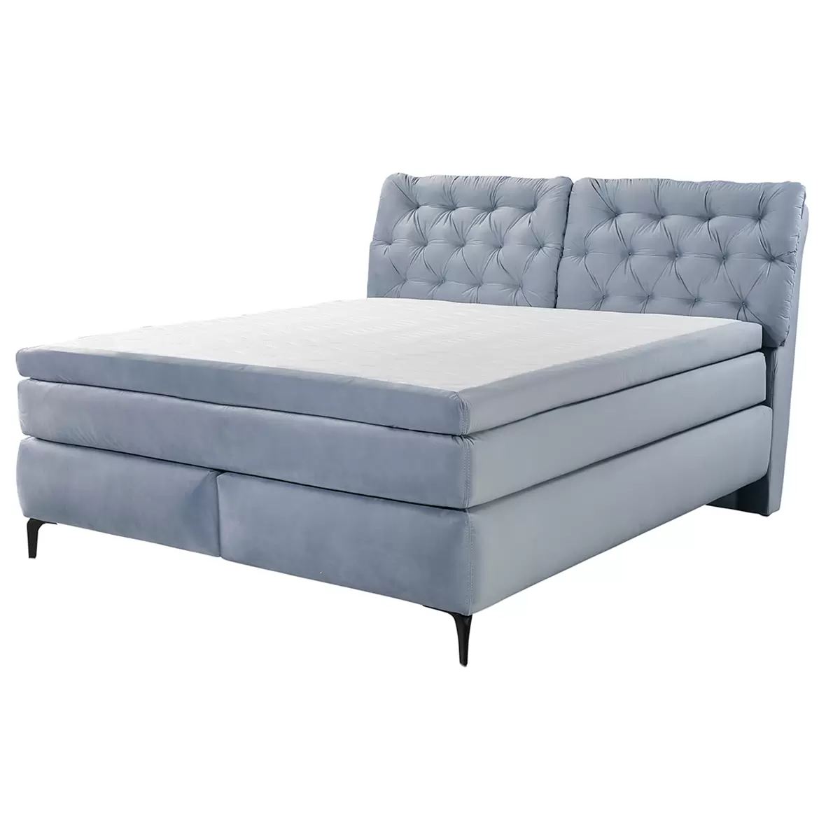 Boxspringbett Charlie Mix 180 x 200 Hellblau
