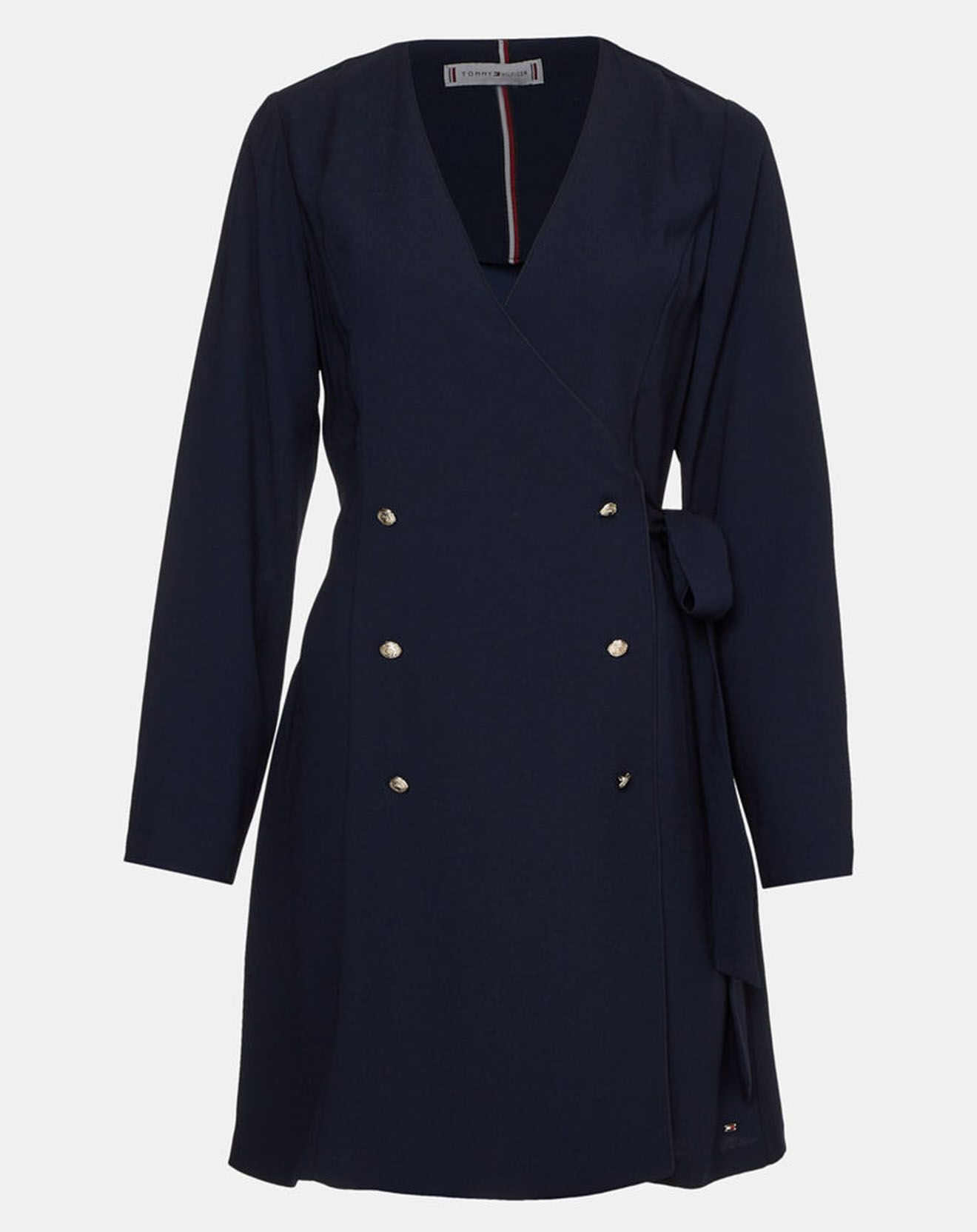 Tommy Hilfiger Robe Wrap Knee bleu marine