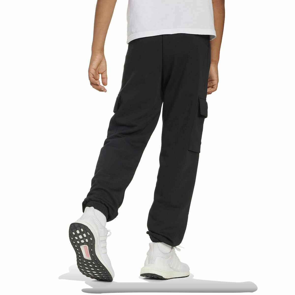 ADIDAS ROUPAS ESPORTIVAS<br>Calça cargo de moletom em fleece
